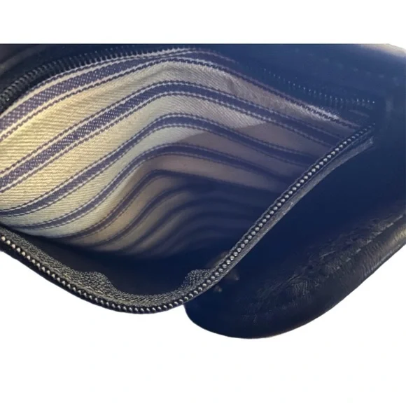 Vintage Coach Tourist Pouch Passport Hipster Crossbody #6908 – Black Leather - Picture 11 of 11